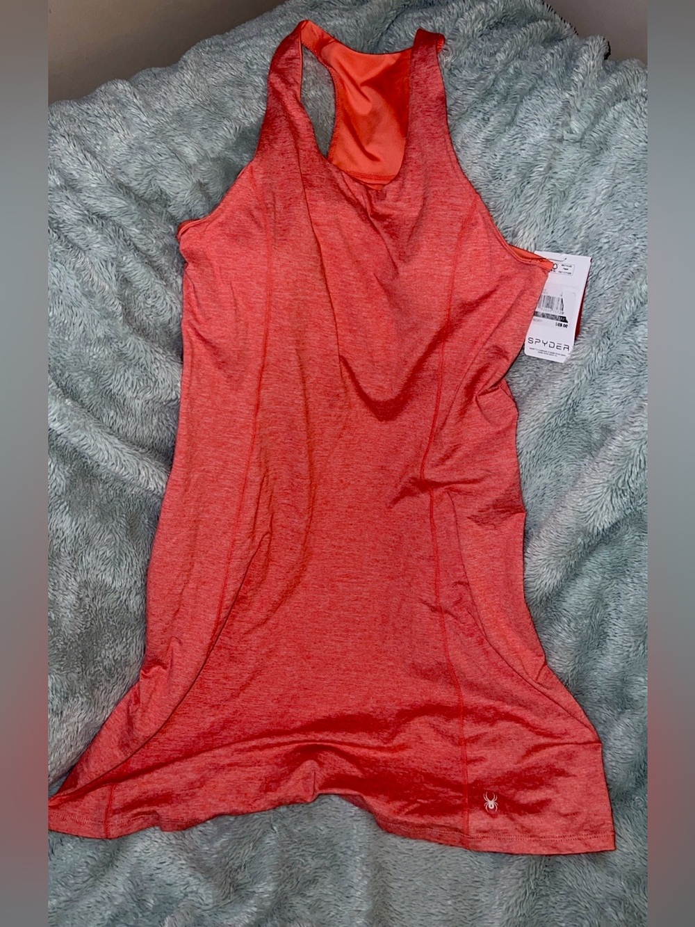 Spyder Heathered Coral Performance Tank Dress